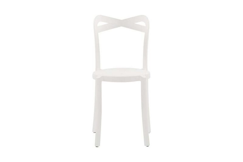 Utestol 4 st vit CAMOGLI - Vit - Utemöbler - Balkong - Balkongmöbler - Balkongstolar