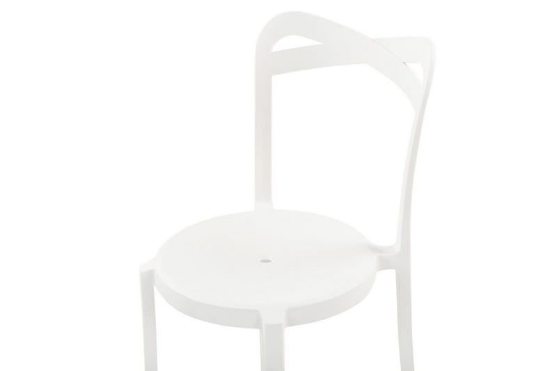 Utestol 4 st vit CAMOGLI - Vit - Utemöbler - Balkong - Balkongmöbler - Balkongstolar