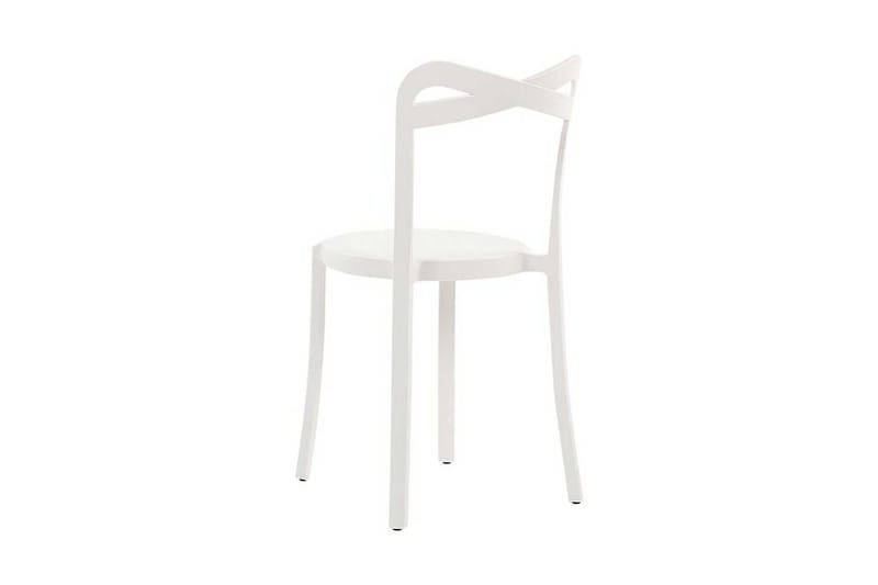 Utestol 4 st vit CAMOGLI - Vit - Utemöbler - Balkong - Balkongmöbler - Balkongstolar