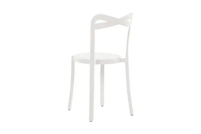 Utestol 4 st vit CAMOGLI - Vit - Utemöbler - Balkong - Balkongmöbler - Balkongstolar