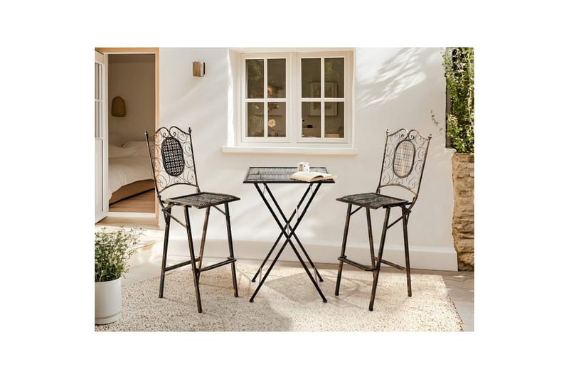 Baruppsättning Bormio - Utemöbler - Balkong - Balkongmöbler - Balkonggrupper