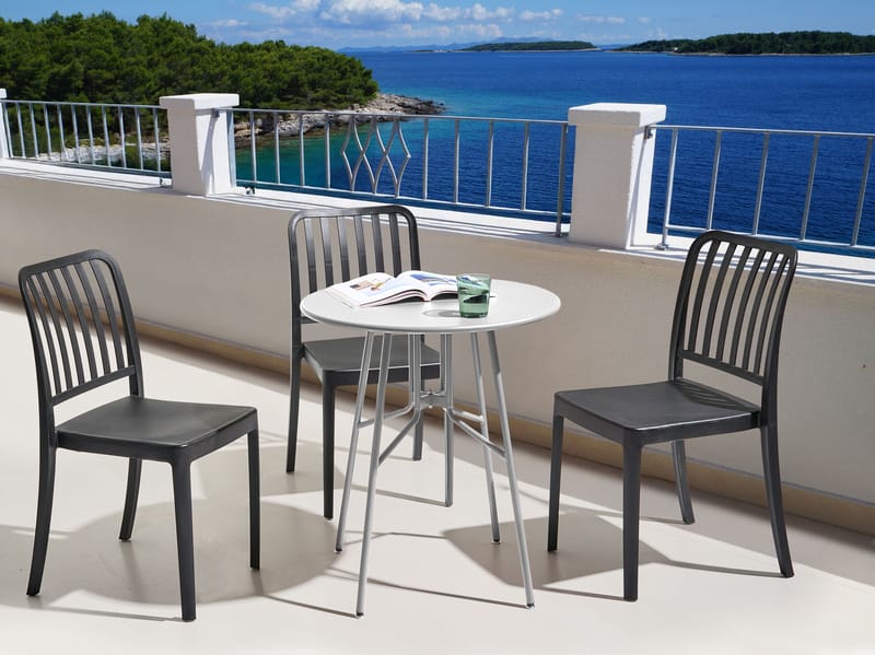 Bistrobord utomhus Taltal 64 cm - Grå - Utemöbler - Balkong - Balkongmöbler - Balkongbord