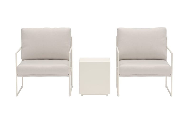 Cafégrupp Lissabon Utomhus - Beige - Utemöbler - Balkong - Balkongmöbler - Balkonggrupper