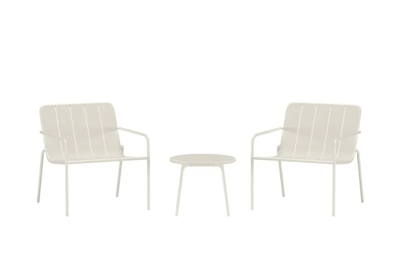 Cafégrupp Minos Utomhus - Beige - Utemöbler - Balkong - Balkongmöbler - Balkonggrupper