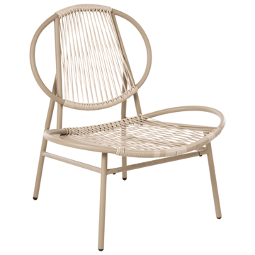 Cafégrupp Ovaro - Beige - Utemöbler - Balkong - Balkongmöbler - Balkonggrupper
