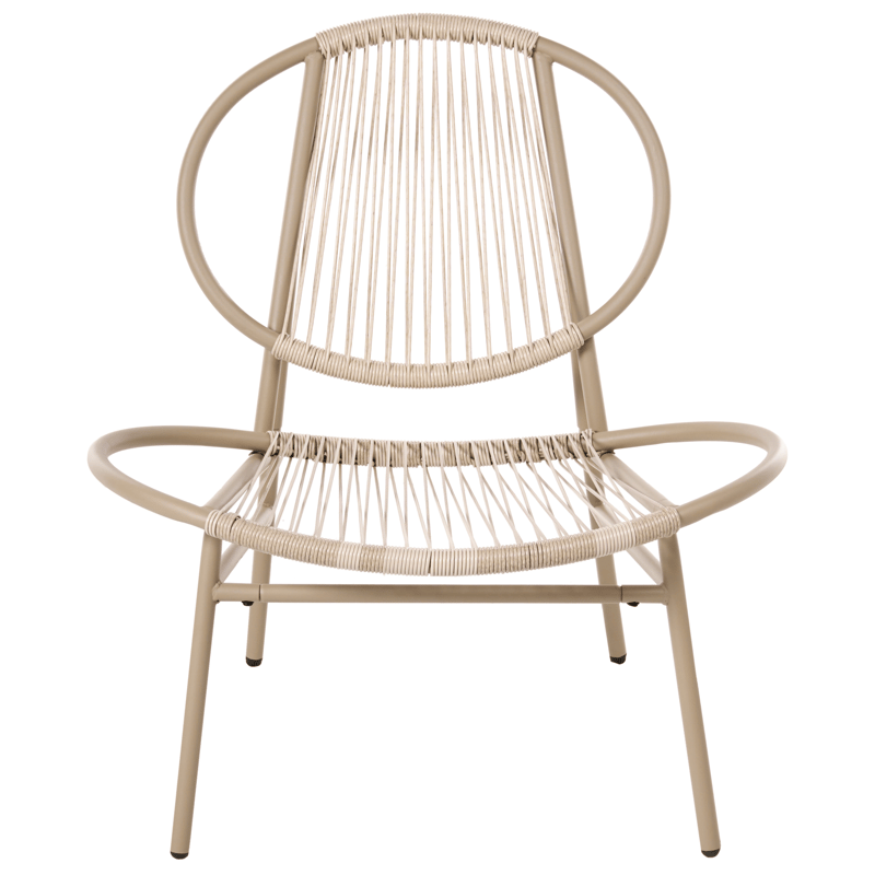 Cafégrupp Ovaro - Beige - Utemöbler - Balkong - Balkongmöbler - Balkonggrupper