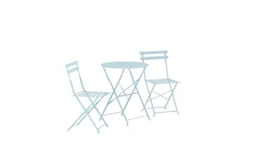 Cafégrupp Tao Utomhus - Ljusblå - Utemöbler - Balkong - Balkongmöbler - Balkonggrupper