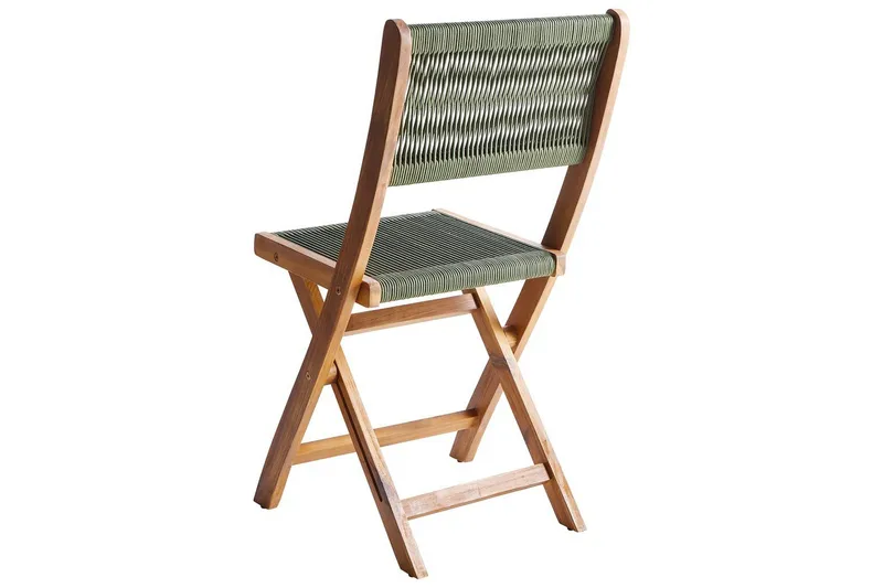 Cafégrupp Prossedi - Grönt, ljust trä - Utemöbler - Balkong - Balkongmöbler - Balkonggrupper