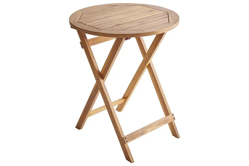 Cafégrupp Prossedi - Beige, ljust trä - Utemöbler - Balkong - Balkongmöbler - Balkonggrupper