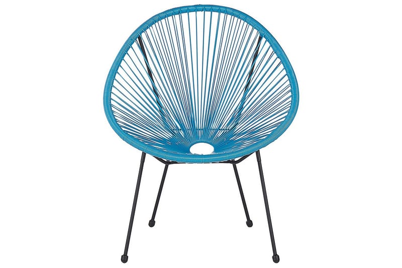 Cafeset Acapulco II Blå/Svart - Blå/Svart - Utemöbler - Balkong - Balkongmöbler - Balkonggrupper