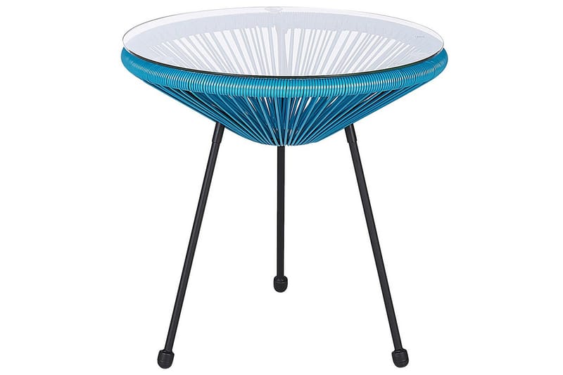 Cafeset Acapulco II Blå/Svart - Blå/Svart - Utemöbler - Balkong - Balkongmöbler - Balkonggrupper