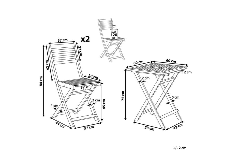 Cafeset Fiji - Utemöbler - Balkong - Balkongmöbler - Balkonggrupper
