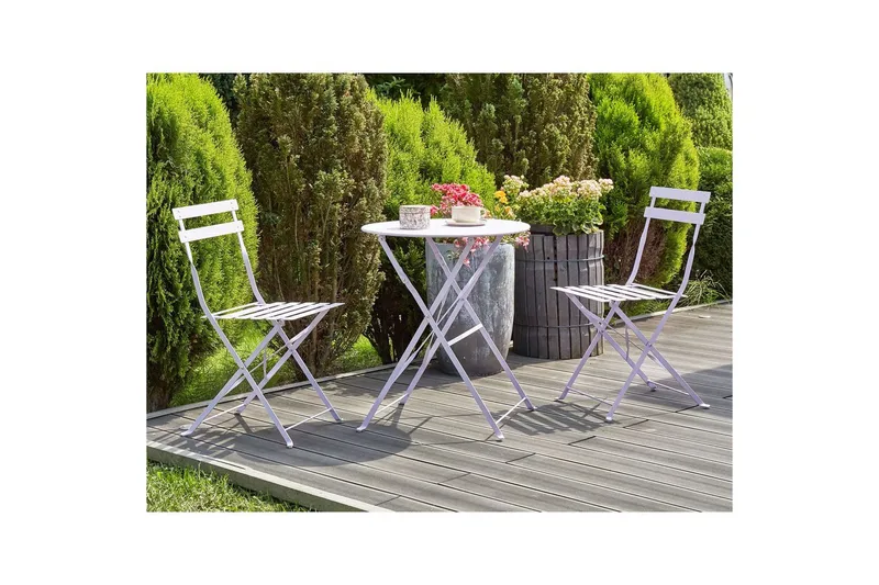 Cafeset Fiori Violett - Violett - Utemöbler - Balkong - Balkongmöbler - Balkonggrupper