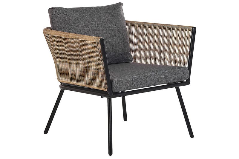 Cafeset Gargano Brun/grå - Brun/grå - Utemöbler - Balkong - Balkongmöbler - Balkonggrupper