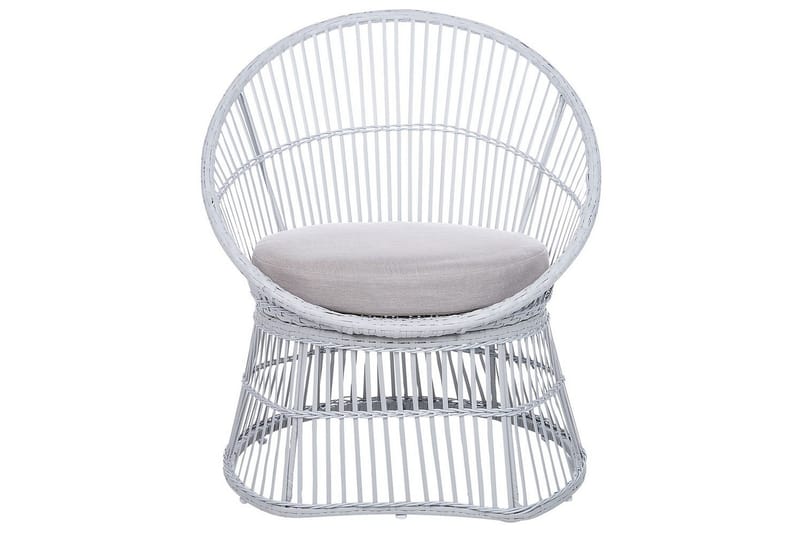 Cafeset Mesyna Vit/Beige - Vit/Beige - Utemöbler - Balkong - Balkongmöbler - Balkonggrupper