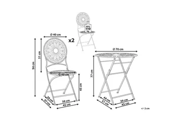 Cafeset Scafa - Utemöbler - Balkong - Balkongmöbler - Balkonggrupper