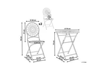 Cafeset Scario - Utemöbler - Balkong - Balkongmöbler - Balkonggrupper