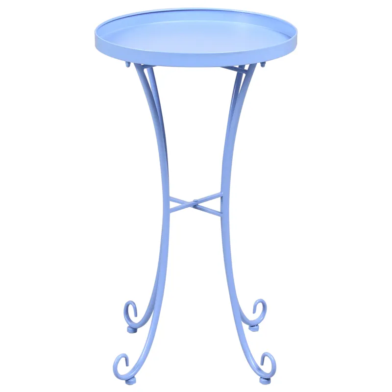 Caféset utomhus Cavinia Järn - Blå - Utemöbler - Balkong - Balkongmöbler - Balkonggrupper