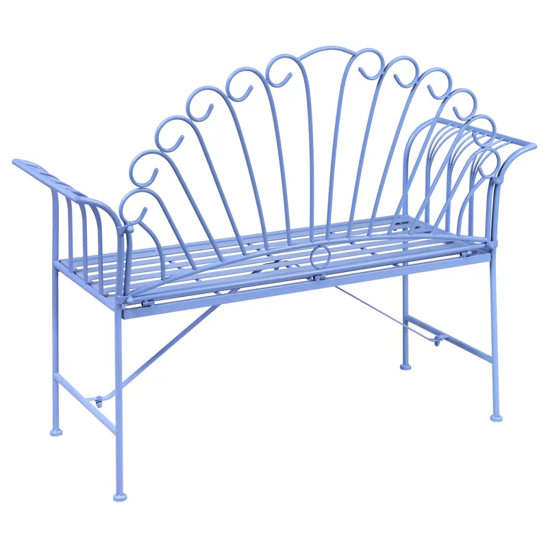 Caféset utomhus Cavinia Järn - Blå - Utemöbler - Balkong - Balkongmöbler - Balkonggrupper