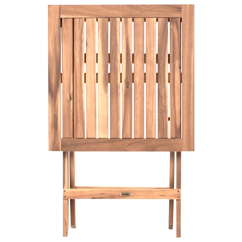 Caféset utomhus Coniolo Akaciaträ - Brun/Svart - Utemöbler - Balkong - Balkongmöbler - Balkonggrupper