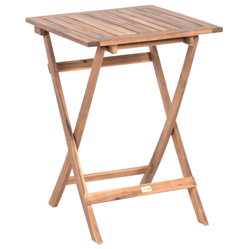 Caféset utomhus Coniolo Akaciaträ - Brun/Svart - Utemöbler - Balkong - Balkongmöbler - Balkonggrupper