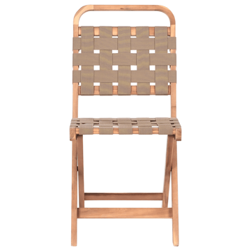 Caféset utomhus Fällbar Calciano Akaciaträ - Brun/Beige - Utemöbler - Balkong - Balkongmöbler - Balkonggrupper