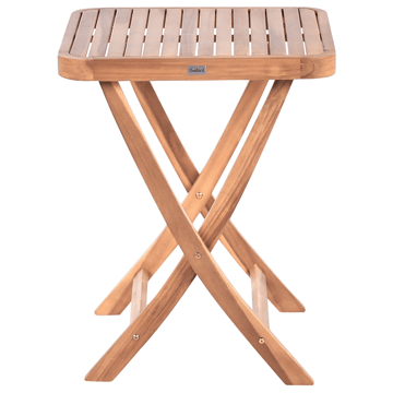 Caféset utomhus Fällbar Calciano Akaciaträ - Brun/Beige - Utemöbler - Balkong - Balkongmöbler - Balkonggrupper