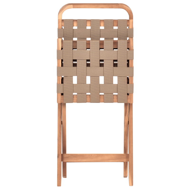 Caféset utomhus Fällbar Calciano Akaciaträ - Brun/Beige - Utemöbler - Balkong - Balkongmöbler - Balkonggrupper