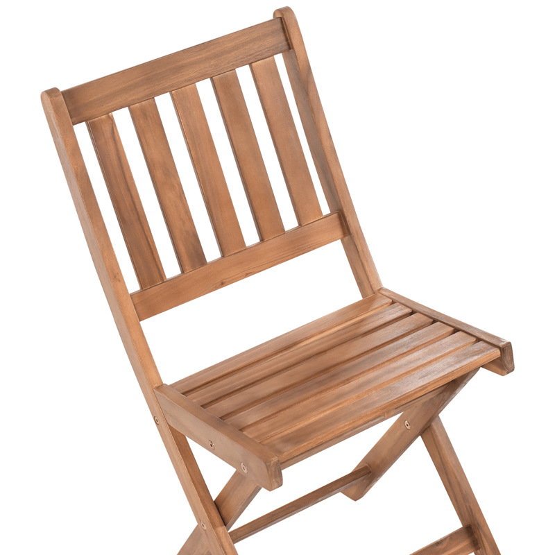 Caféset utomhus Fällbar Febbio Akaciaträ - Brun - Utemöbler - Balkong - Balkongmöbler - Balkonggrupper