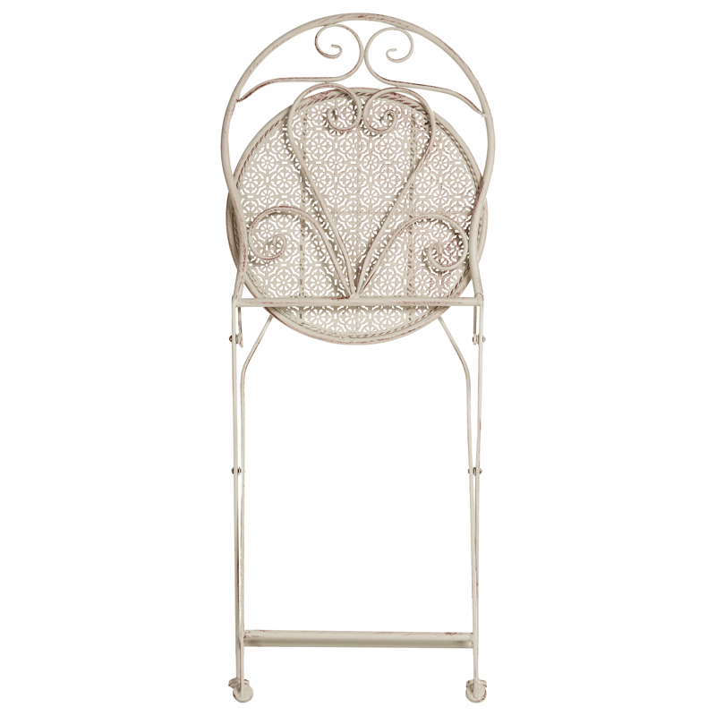 Caféset utomhus Fällbar Folelli Järn - Beige - Utemöbler - Balkong - Balkongmöbler - Balkonggrupper