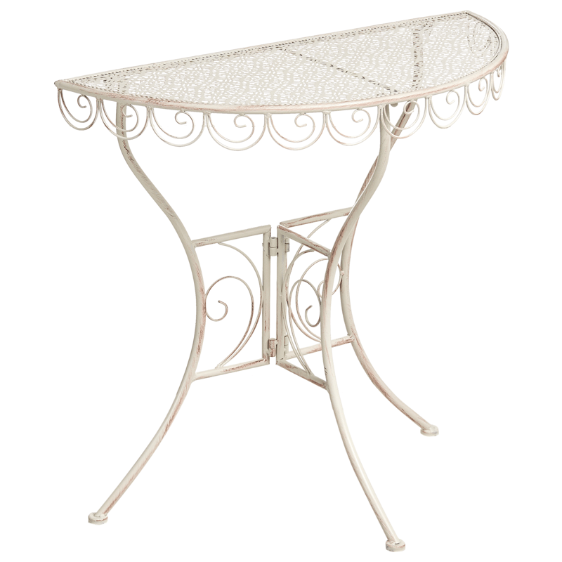 Caféset utomhus Fällbar Juina Järn - Beige - Utemöbler - Balkong - Balkongmöbler - Balkonggrupper