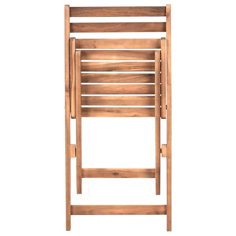 Caféset utomhus Fällbar Sacile Akaciaträ - Brun - Utemöbler - Balkong - Balkongmöbler - Balkonggrupper