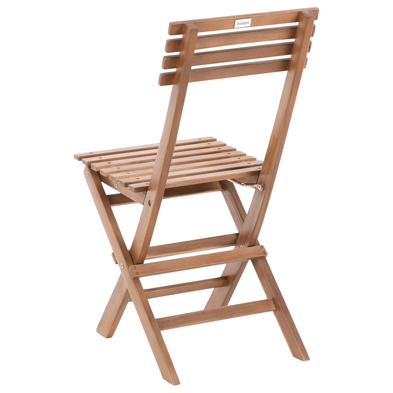 Caféset utomhus Fällbar Solarolo Akaciaträ - Brun - Utemöbler - Balkong - Balkongmöbler - Balkonggrupper