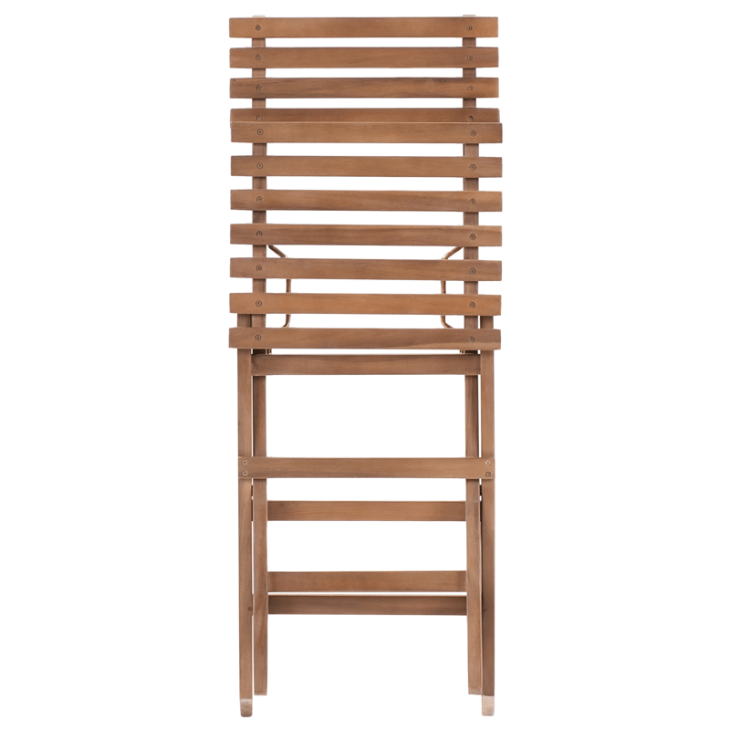 Caféset utomhus Fällbar Solarolo Akaciaträ - Brun - Utemöbler - Balkong - Balkongmöbler - Balkonggrupper