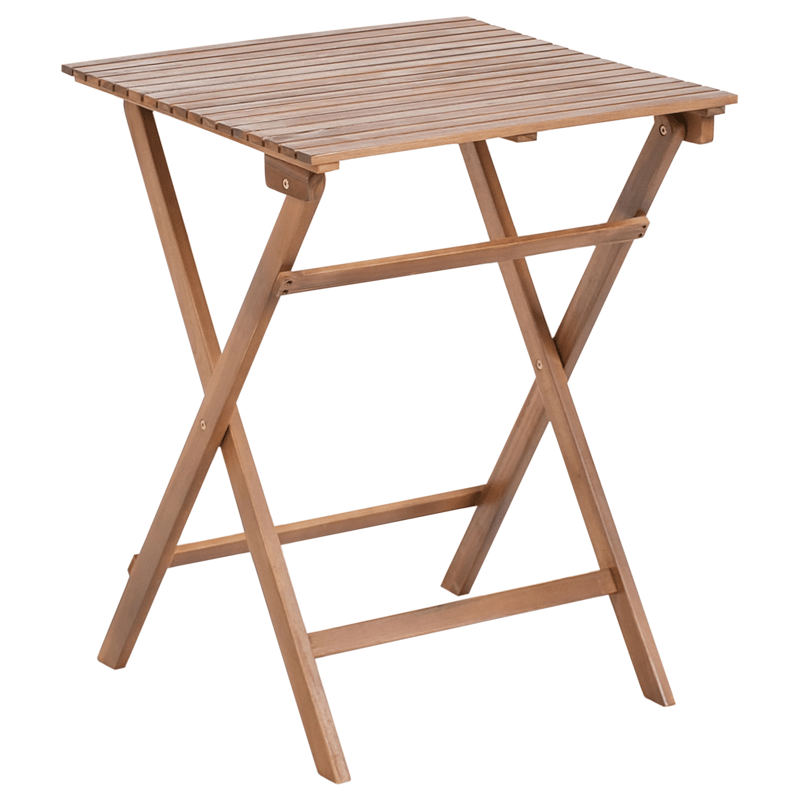 Caféset utomhus Fällbar Solarolo Akaciaträ - Brun - Utemöbler - Balkong - Balkongmöbler - Balkonggrupper