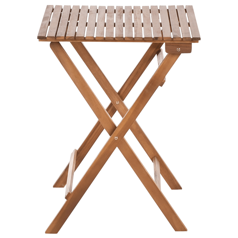 Caféset utomhus Fällbar Solarolo Akaciaträ - Brun - Utemöbler - Balkong - Balkongmöbler - Balkonggrupper