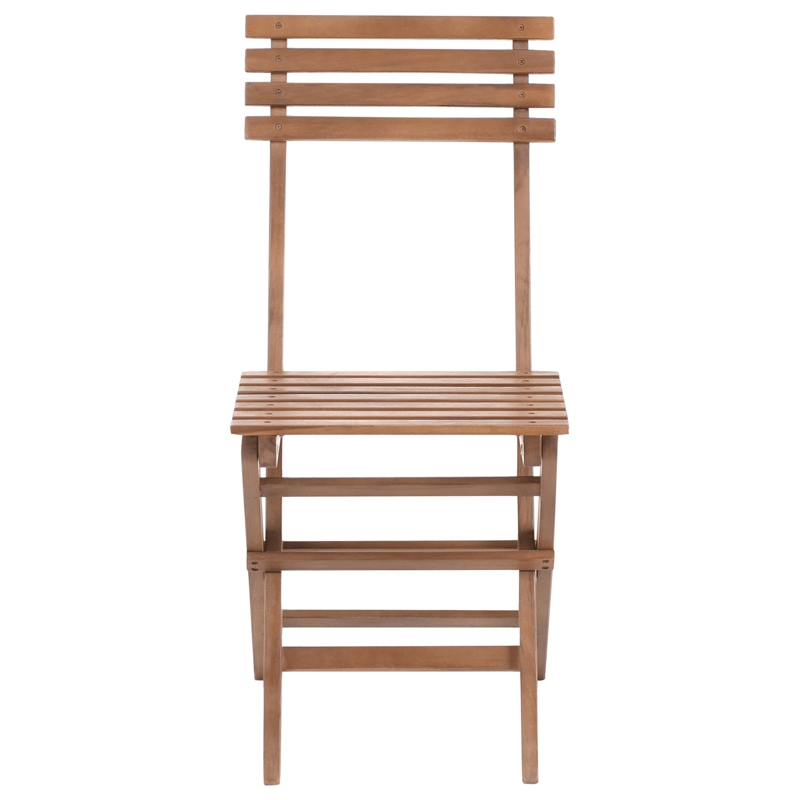 Caféset utomhus Fällbar Solarolo Akaciaträ - Brun - Utemöbler - Balkong - Balkongmöbler - Balkonggrupper