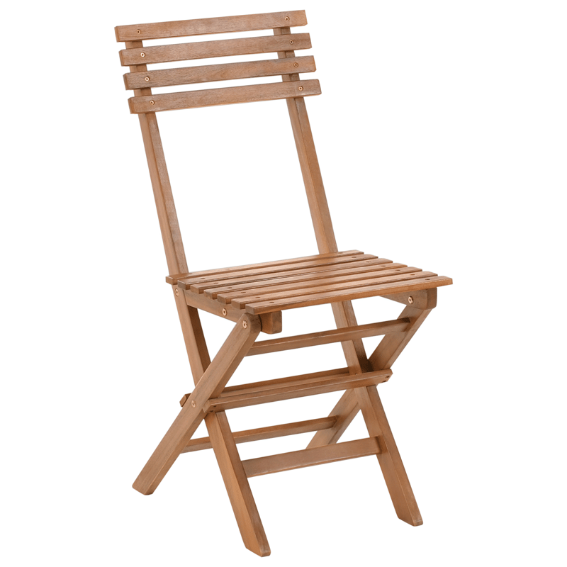 Caféset utomhus Fällbar Solarolo Akaciaträ - Brun - Utemöbler - Balkong - Balkongmöbler - Balkonggrupper