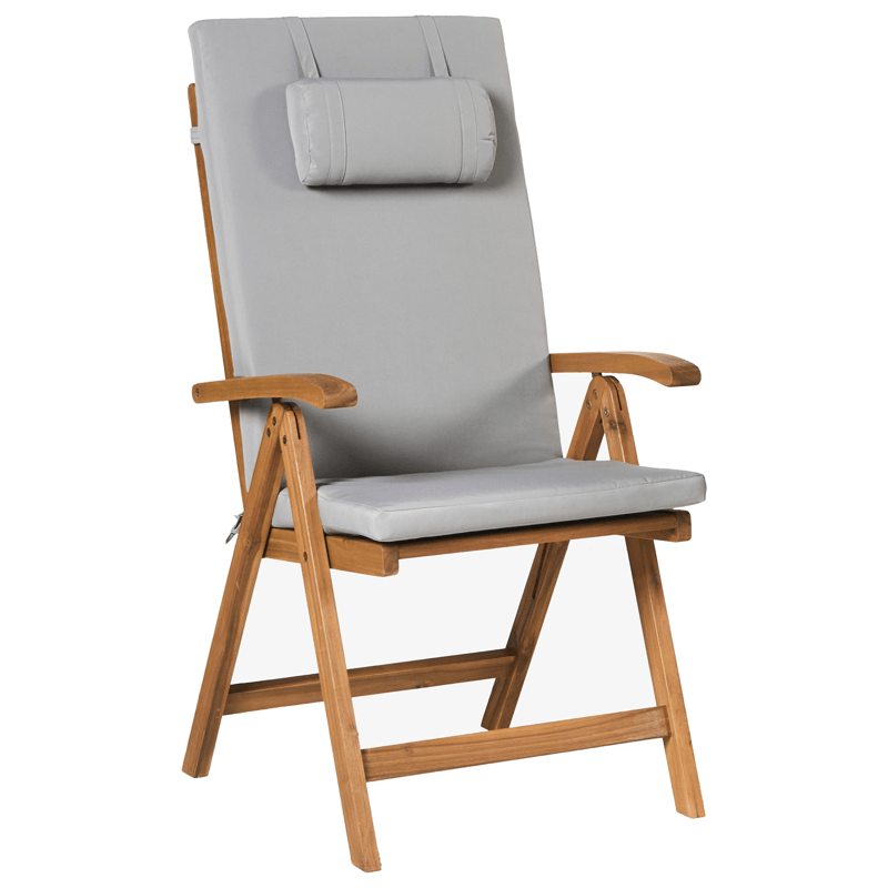 Caféset utomhus Java Premiuim Akaciaträ - Brun/Ljusgrå - Utemöbler - Balkong - Balkongmöbler - Balkonggrupper