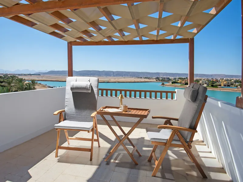 Caféset utomhus Java Premiuim Akaciaträ - Brun/Gråmelerad - Utemöbler - Balkong - Balkongmöbler - Balkonggrupper