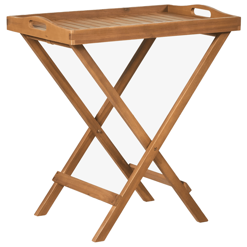 Caféset utomhus Java Premiuim Akaciaträ - Brun/Ljusgrå - Utemöbler - Balkong - Balkongmöbler - Balkonggrupper