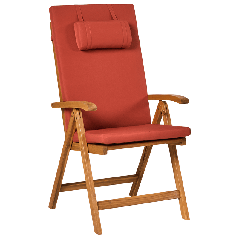 Caféset utomhus Java Premiuim Akaciaträ - Brun/Röd - Utemöbler - Balkong - Balkongmöbler - Balkonggrupper