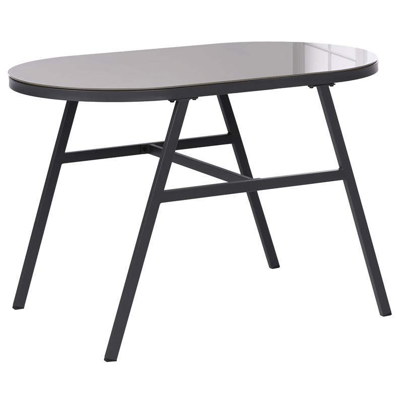 Caféset utomhus Muros Stål - Grå/Beige - Utemöbler - Balkong - Balkongmöbler - Balkonggrupper