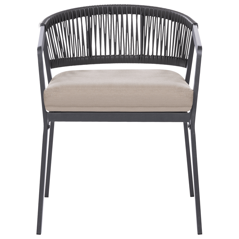 Caféset utomhus Muros Stål - Grå/Beige - Utemöbler - Balkong - Balkongmöbler - Balkonggrupper