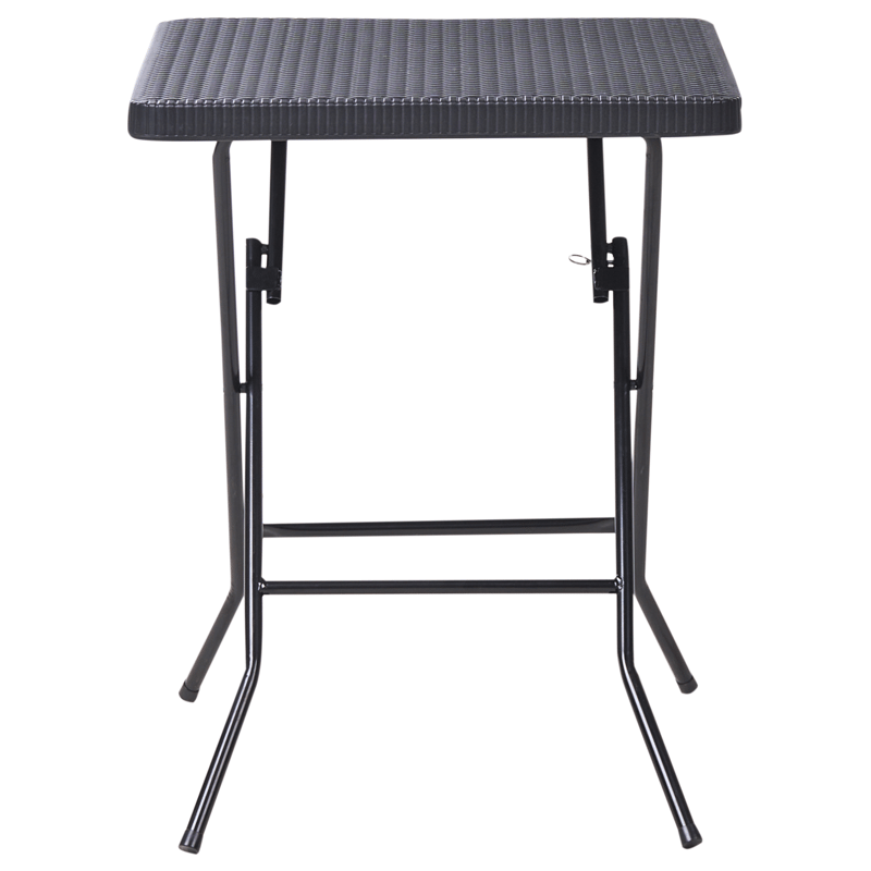 Caféset utomhus Trappeto - Svart - Utemöbler - Balkong - Balkongmöbler - Balkonggrupper