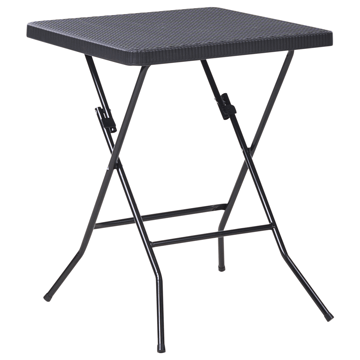 Caféset utomhus Trappeto - Svart - Utemöbler - Balkong - Balkongmöbler - Balkonggrupper