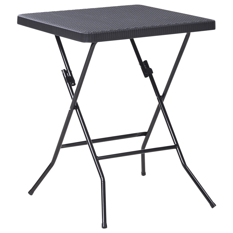 Caféset utomhus Trappeto - Svart - Utemöbler - Balkong - Balkongmöbler - Balkonggrupper