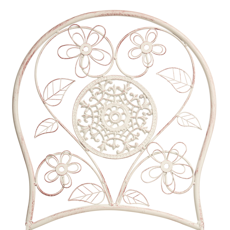 Caféset utomhus Yaviza Järn - Beige - Utemöbler - Balkong - Balkongmöbler - Balkonggrupper