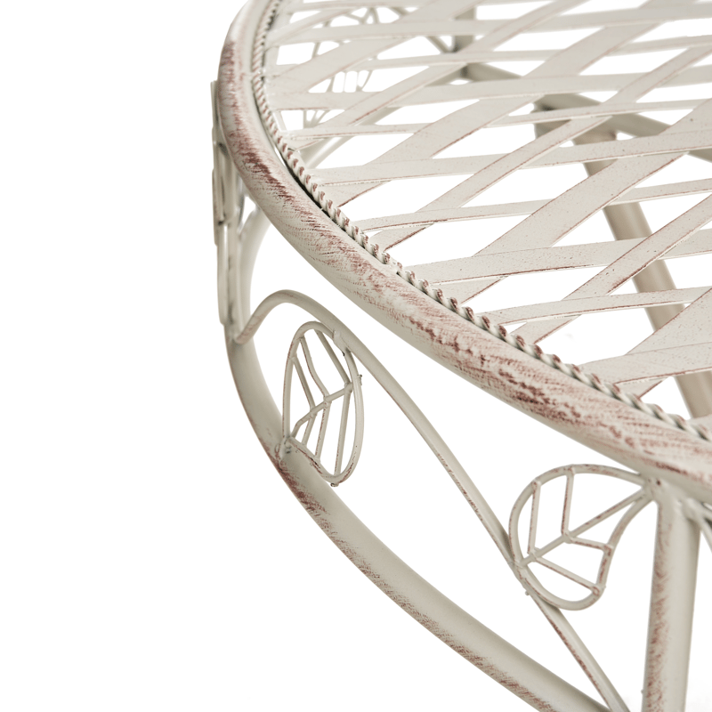 Caféset utomhus Yaviza Järn - Beige - Utemöbler - Balkong - Balkongmöbler - Balkonggrupper