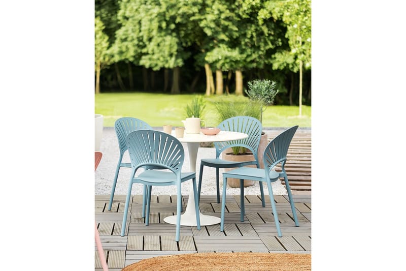 Casarano Matstol Utomhus - Blå - Utemöbler - Balkong - Balkongmöbler - Balkongstolar